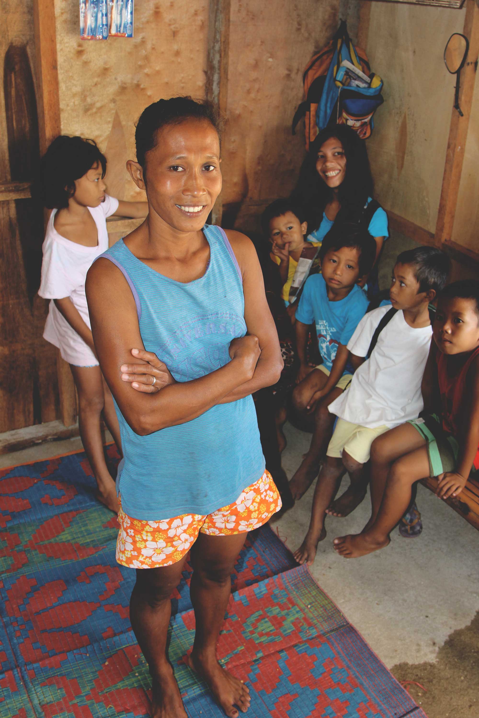 The homes that Convoy of Hope is building include a concrete slab, an upgrade form typical dirt floors and bamboo walls.